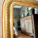 Miroir Louis-Philippe ancien doré XIXème