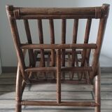 Rattan armchair