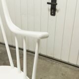 Grandessa rocking chair in white beech by Lena Larsson 1960 for Nesto
