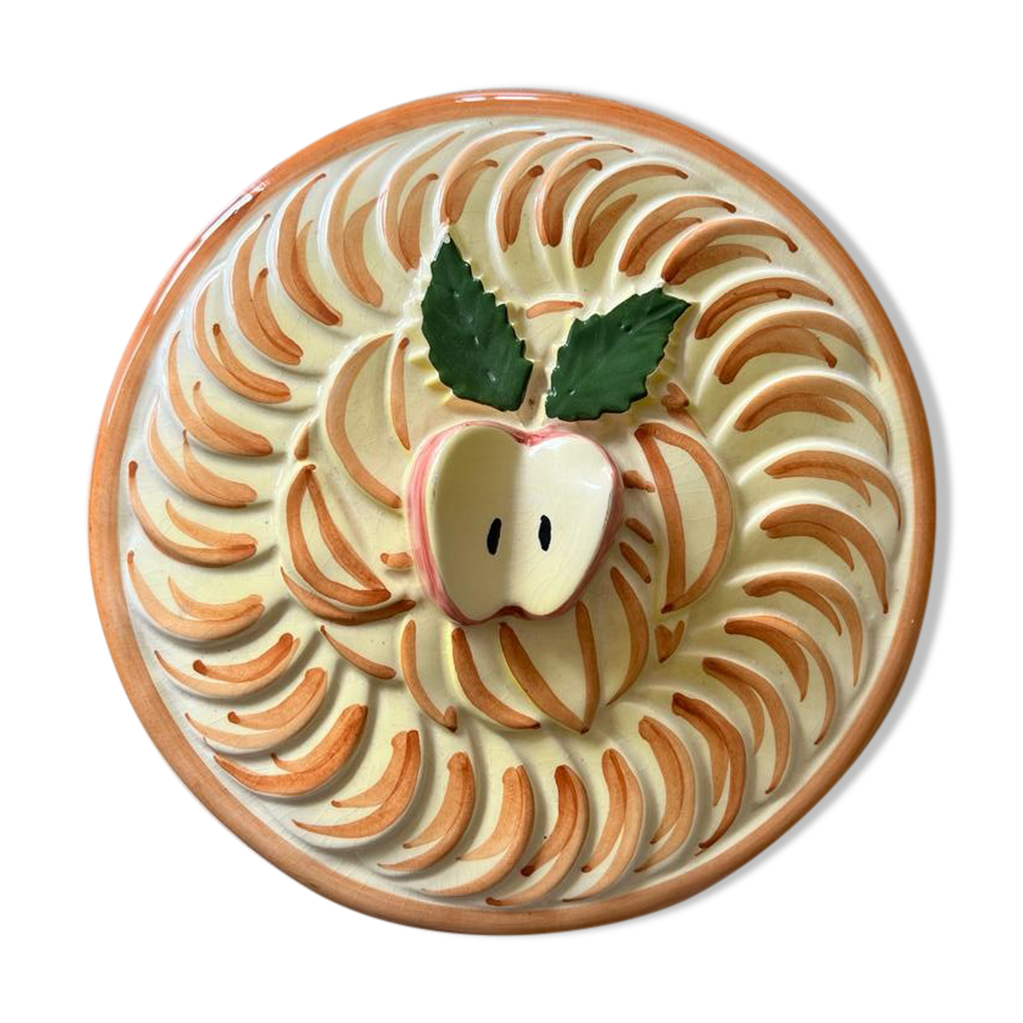 Cake Mold / Presentation Dish Apple Pie - Ceramic
