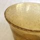 Champagne bucket from the Biot glassworks in blown glass, ochre colour.