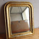 Antique Louis-Philippe gilded small mirror