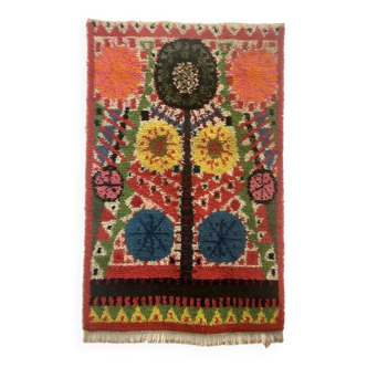 Swedish wool rug from the 60s