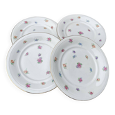 4 assiettes porcelaine Valerysthal