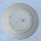 Flat plate art deco Lunéville fructidor
