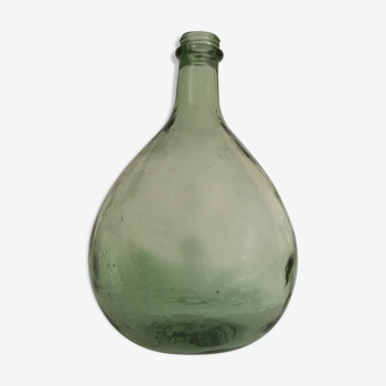 Demijohn green tinted glass 3L