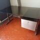 Bureau design vintage plateau verre style etienne fermigier 1970