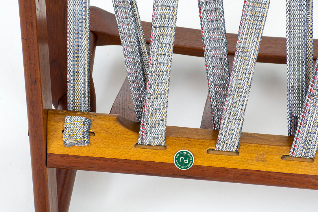 Teak armchair by Grete Jalk for Poul Jeppesen