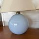 Paire lampes opaline