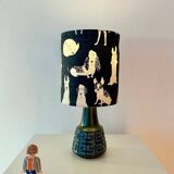 Small cordless table lamp – West German Pottery, 1950s