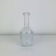 Vase soliflore verre bullé transparent, vintage