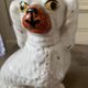 Pair of ceramic Staffordshire dogs late 19th century