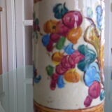 Vase or pot in glazed earthenware signed underneath