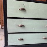 Commode verte 3 tiroirs