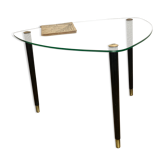 Tripod table- glass and brass - year 50