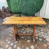 Vintage wooden bistro table