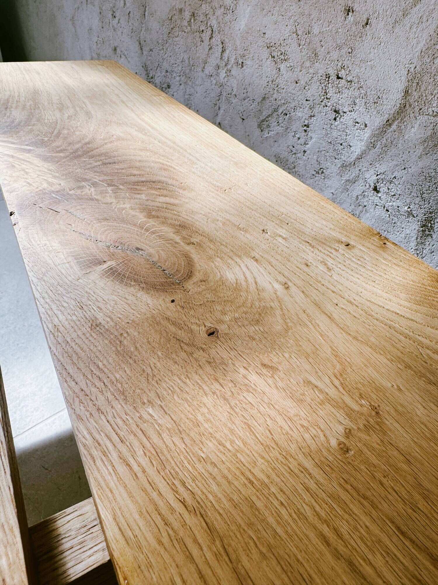 Solid oak coffee table, minimalist / contemporary design