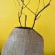 Large scarified brutalist vase in stoneware, La Borne, Francis Arrienon