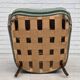 1960s, Danish armchair, green furniture velour, beech wood.