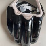 Black ceramic pocket tray