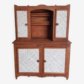 Kitchen cabinet for wooden doll