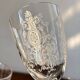 6 Baccarat glasses Funel shaped late 19th - early 20th century 