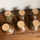 6 stoneware bowls