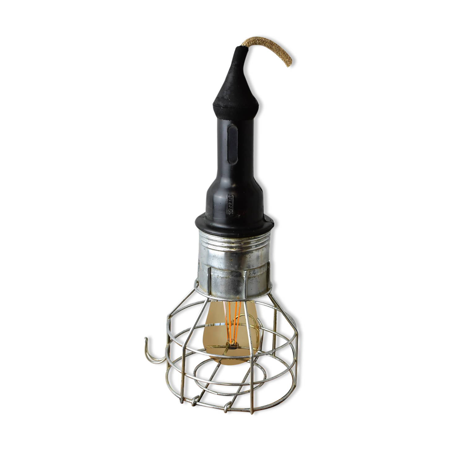 Walking lamp for industrial decoration.