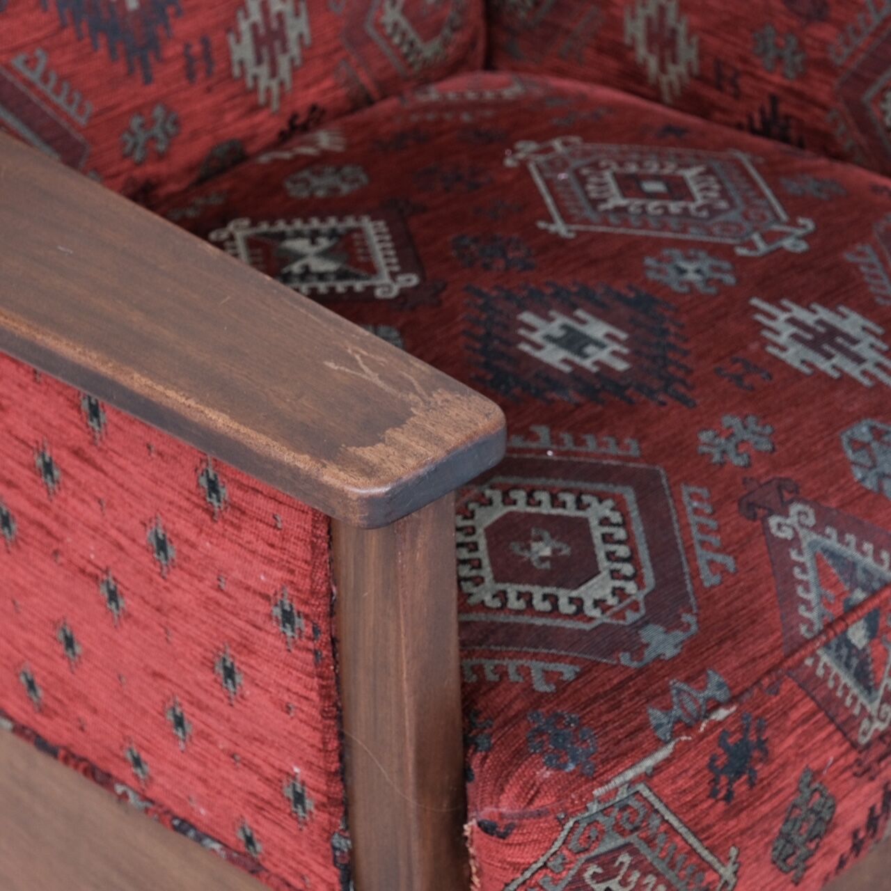 Pair of dutch art deco armchairs