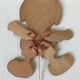 Articulated puppet vintage decoration children's room 60s