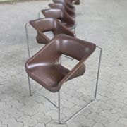 Set of 6 "Lotus Series" armchairs by Paul Boulva-Artopex, Canada - 1970