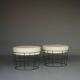 Mid-century Panton style String stools. 1960s