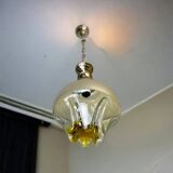 Lampe suspendue en verre de style italien Mazzega