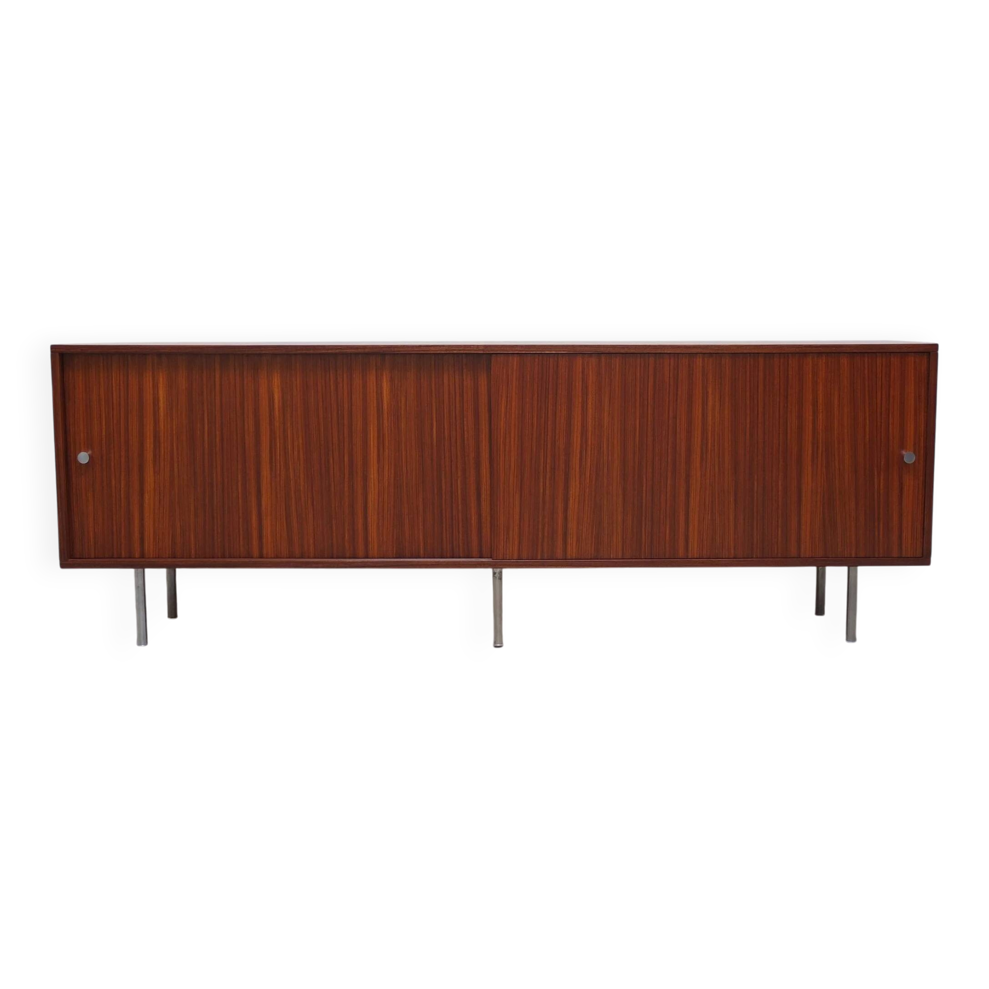 Large Zebrano sideboard by Alfred Hendrickx for Belform, 1960s