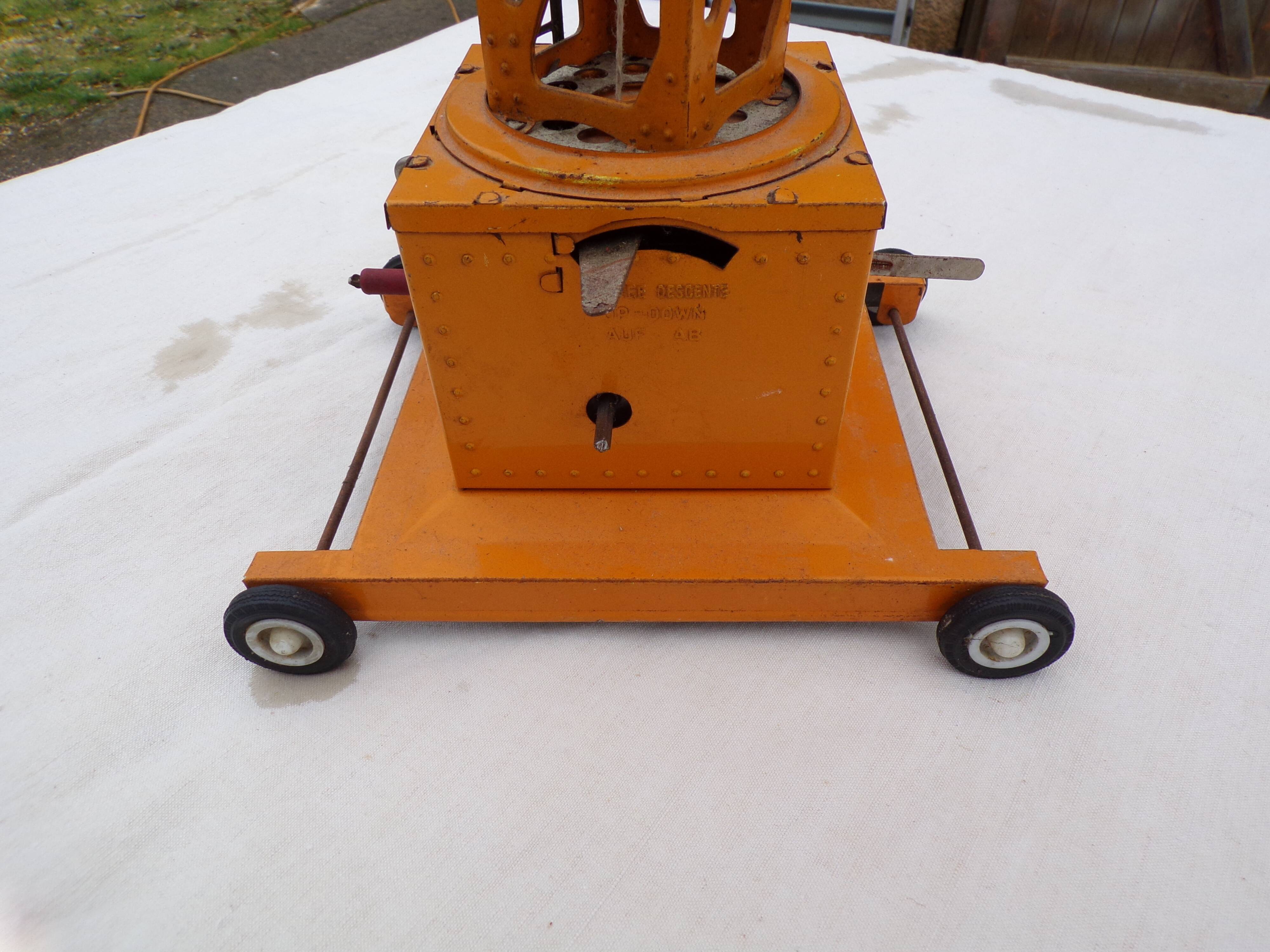 Toys old 2 cranes tole year 50