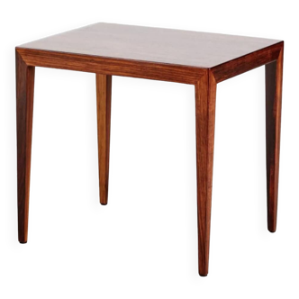 Table d'appoint vintage en palissandre par Severin Hansen pour Haslev Møbelsnedkeri, Danemark 1960