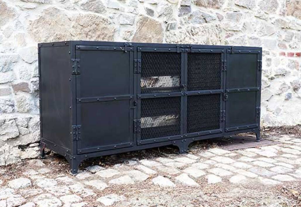 Industrial TV cabinet sideboard