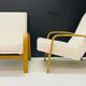 Paire de fauteuils steiner