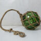 Green Float Glass Ball for Vintage Water Garden