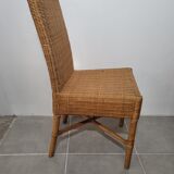 Rattan and wicker chair