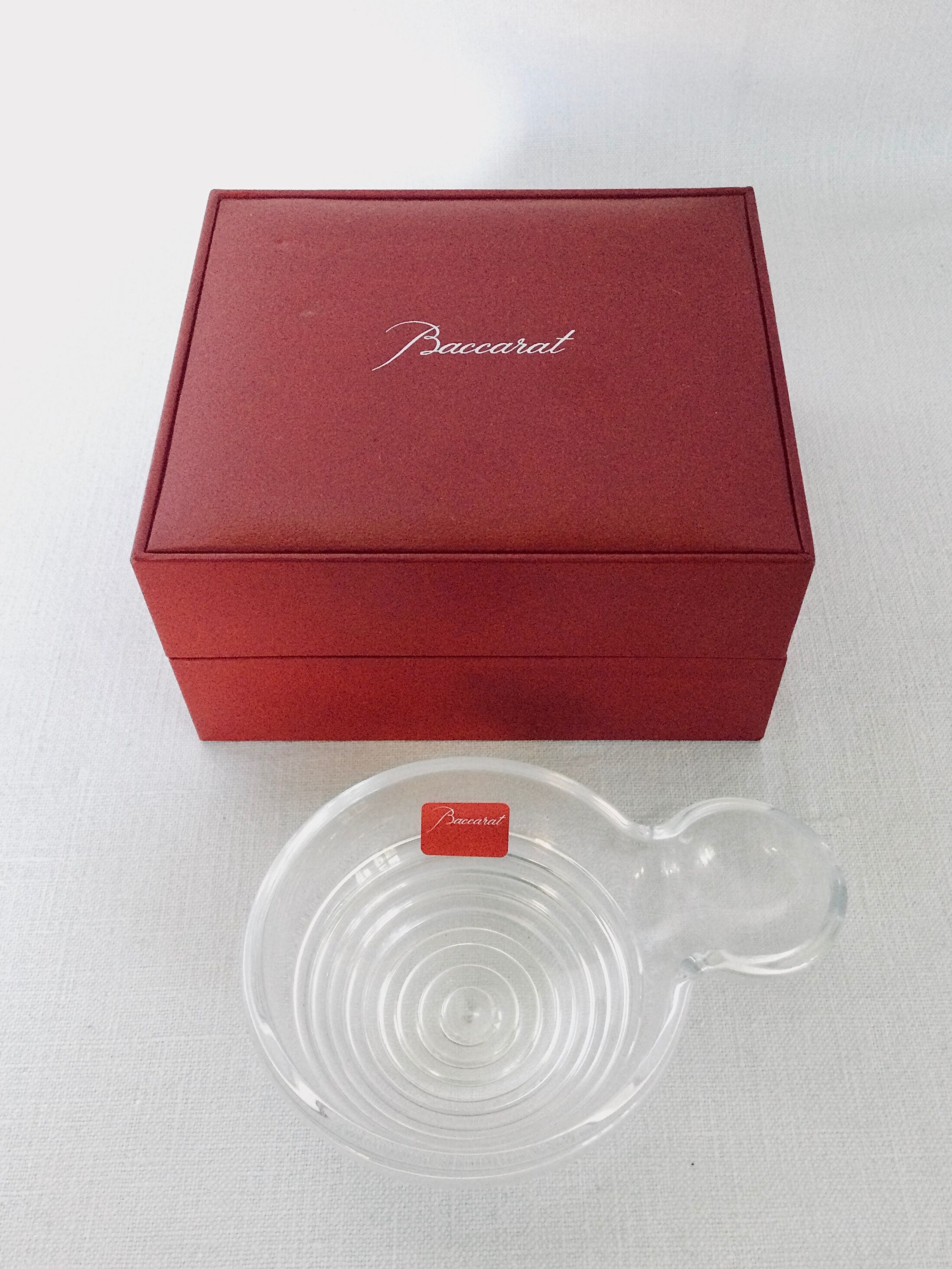 Taste wine / Baccarat crystal ashtray