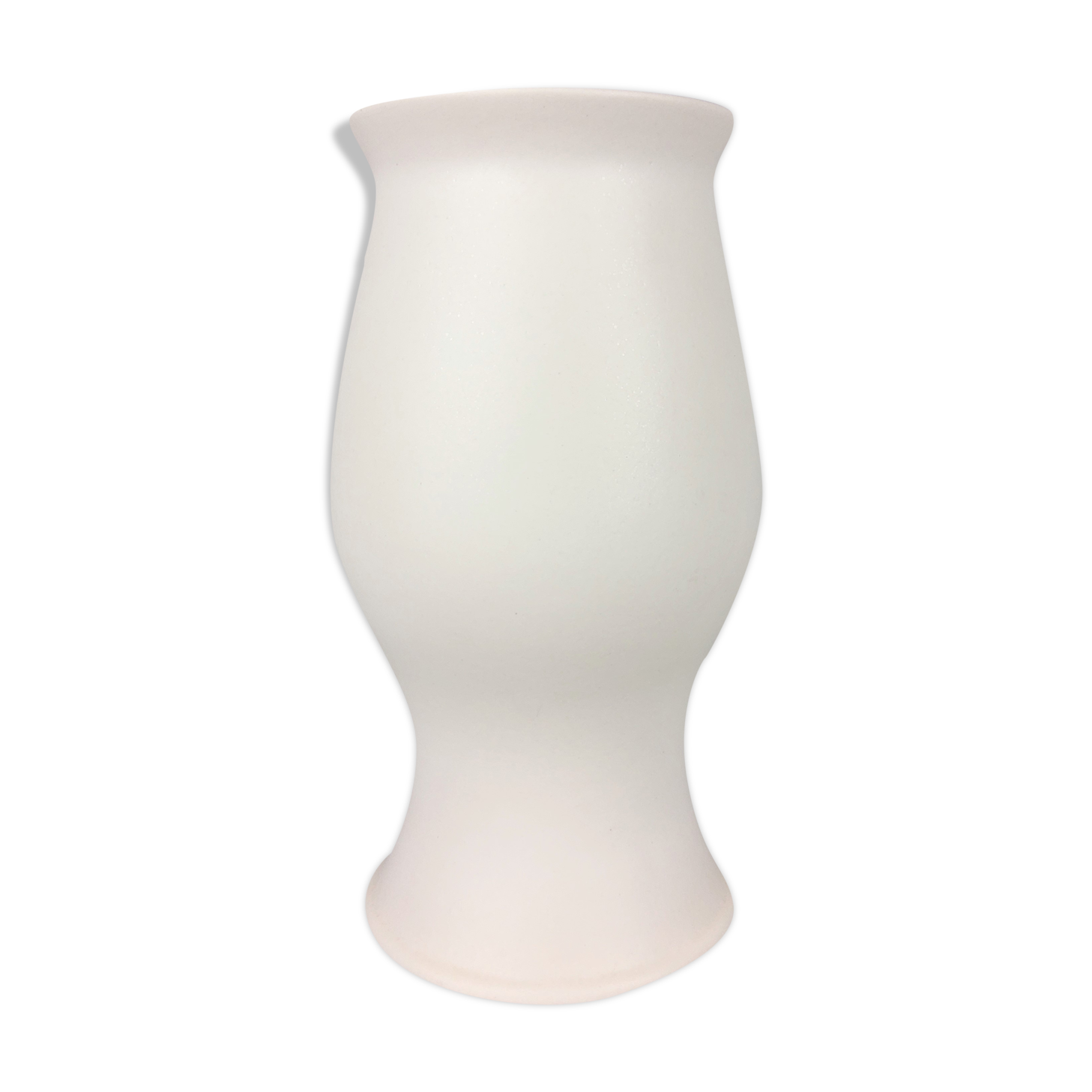 Vintage 1970 Franco Pozzi white ceramic vase
