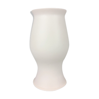 Vase de Franco Pozzi blanc céramique vintage 1970