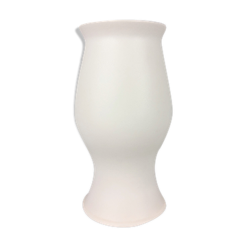 Vase de Franco Pozzi blanc céramique vintage 1970