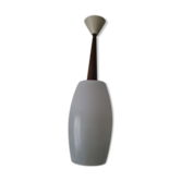 Suspension opaline scandinave de 1960