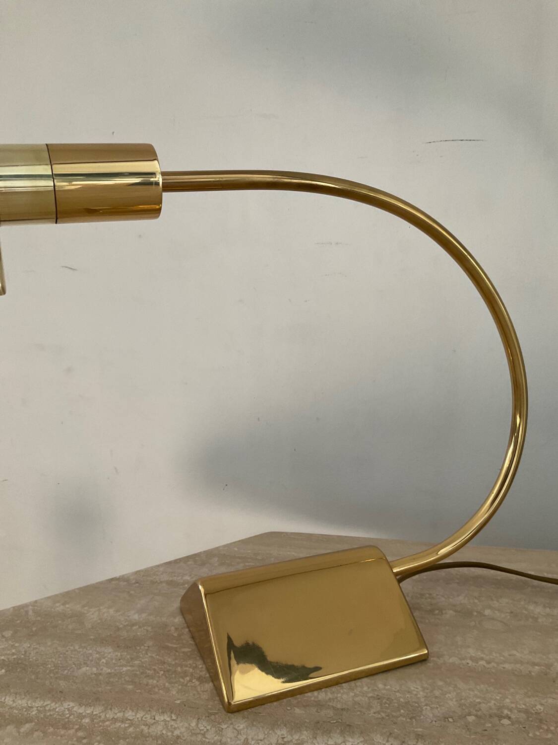 Relco Milano desk lamp in brass from the 70s