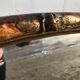 Mirror oval art deco 46x82cm