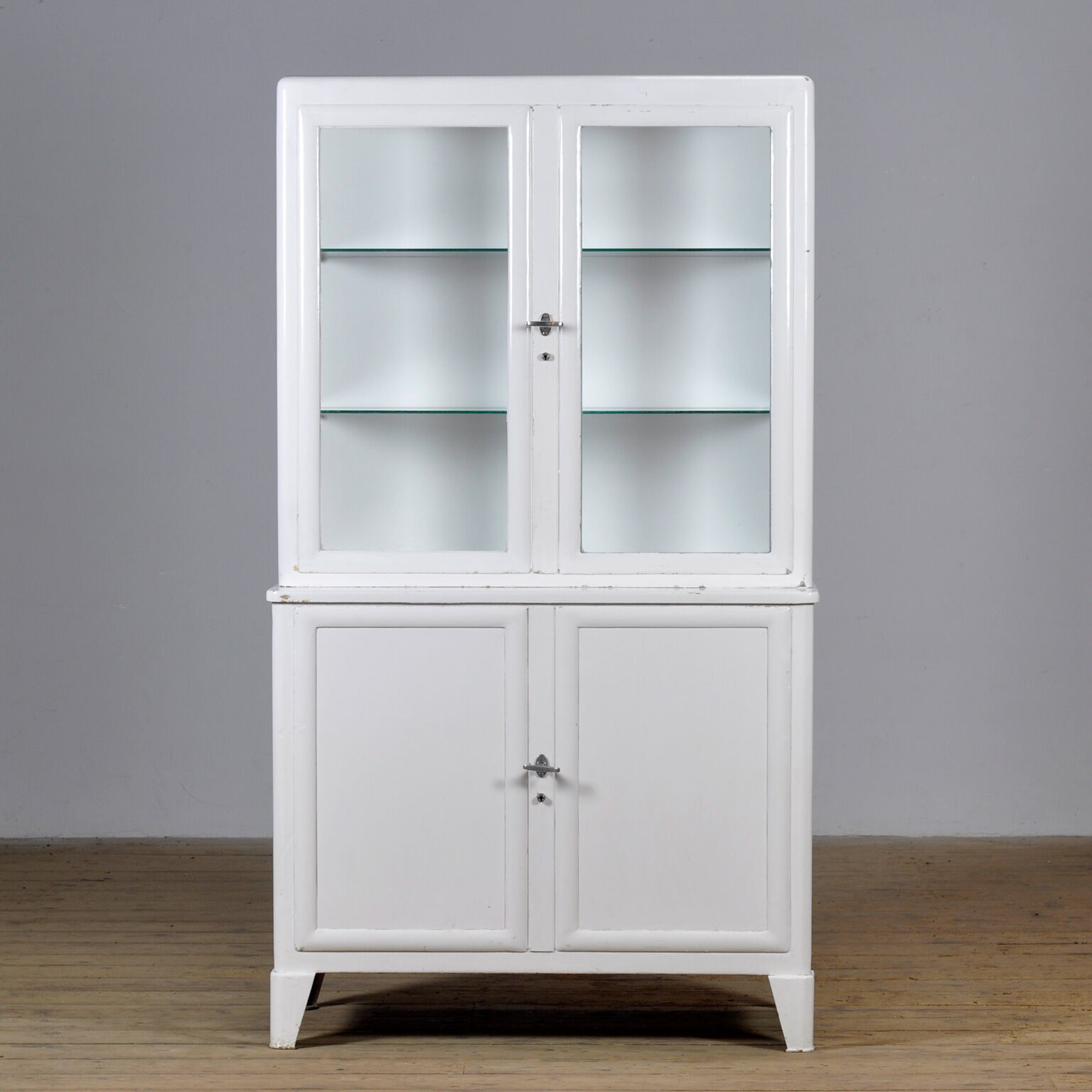 Iron medical cabinet, 1930s