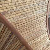 Wall lamp in woven straw 80s