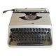 Underwood 18 Portable Typewriter , Beige, Functional, New Ribbon